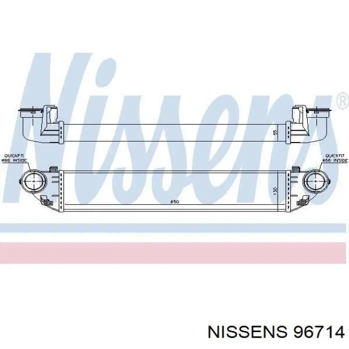 96714 Nissens интеркулер