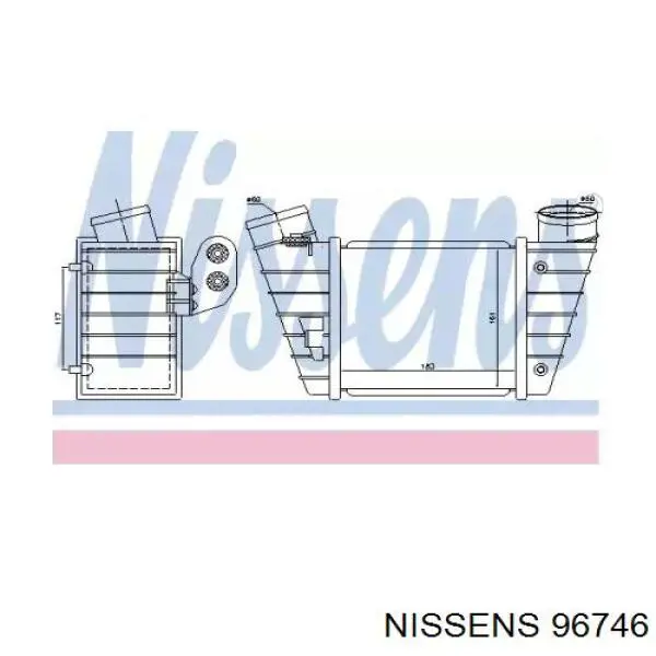 96746 Nissens интеркулер