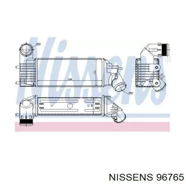 96765 Nissens интеркулер