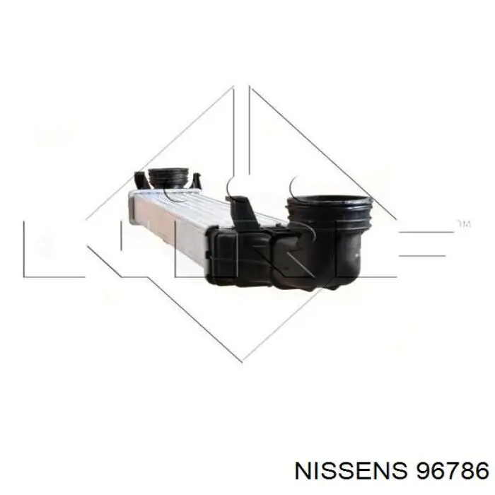 Купить 96786 Nissens Интеркулер
