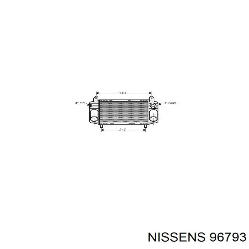 Система охлаждения наддувочного воздуха Nissens 96793 цена, от 56.43 USD