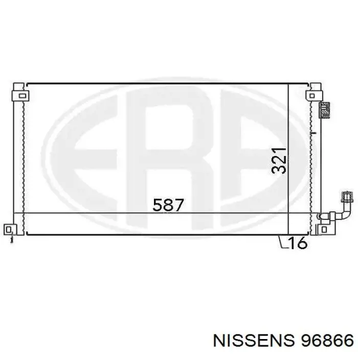 Интеркулер 96866 Nissens