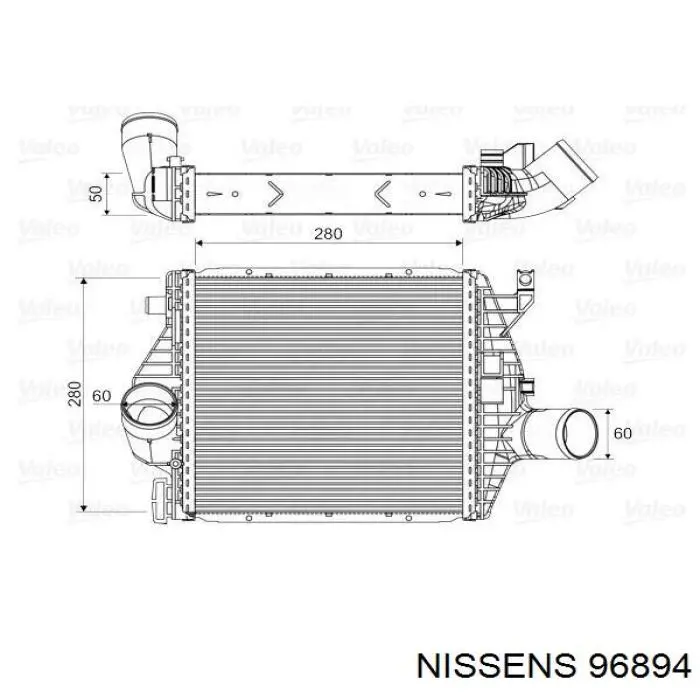 96894 Nissens интеркулер