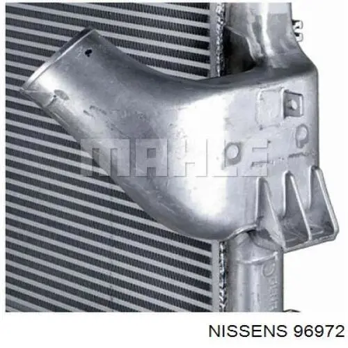 Радиатор интеркуллера Nissens 96972