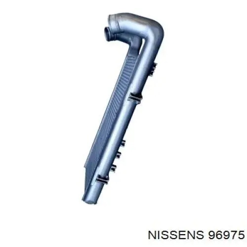 Radiador refrigeración del motor 96975 Nissens