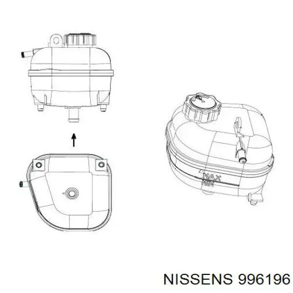 CRT85001S Mahle Original Расширительный бачок охлаждения