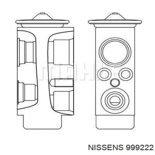 Клапан расширительный Nissens 999222 цена, от 25.89 USD