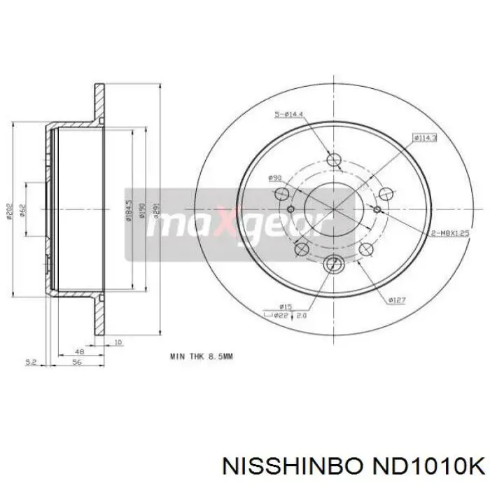 Задний тормозной диск Toyota 424310N010 цена, от 39.89 USD