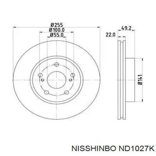 Тормоз дисковый передний Samko T2075V цена, от 30.77 USD