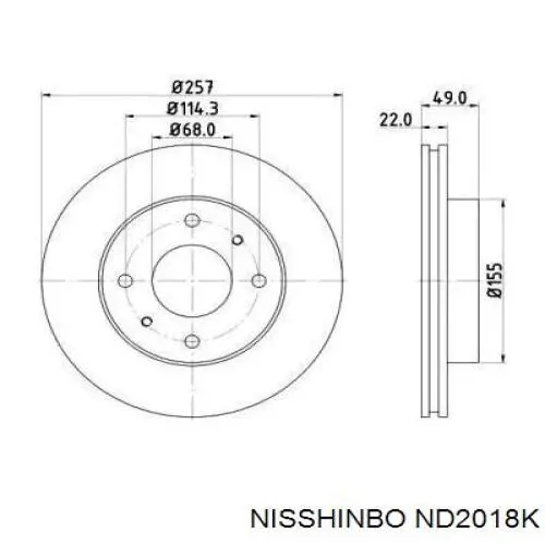 ND2018K Nisshinbo