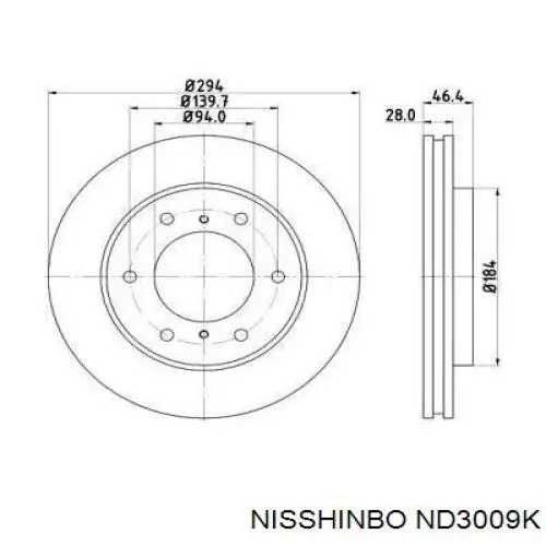 ND3009K Nisshinbo