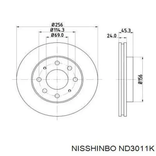 ND3011K Nisshinbo