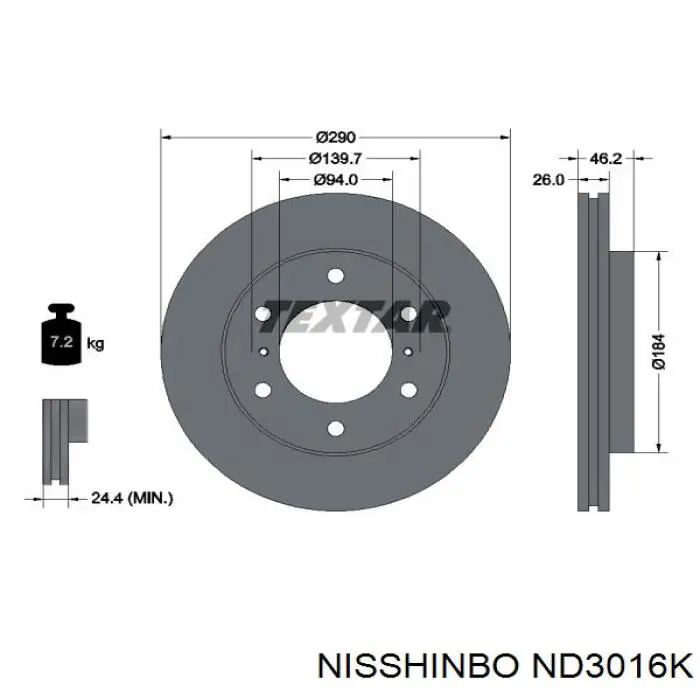 ND3016K Nisshinbo