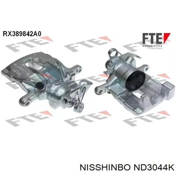 Freno de disco delantero ND3044K Nisshinbo