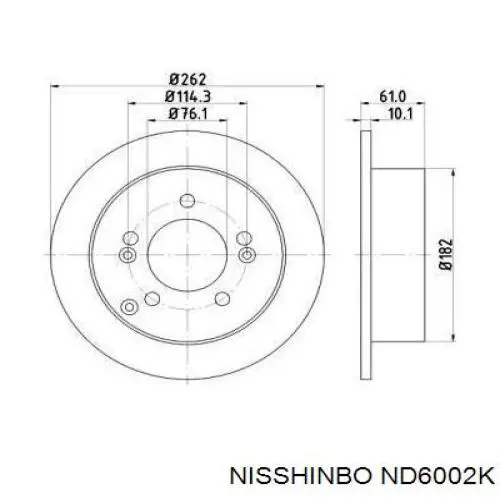 ND6002K Nisshinbo