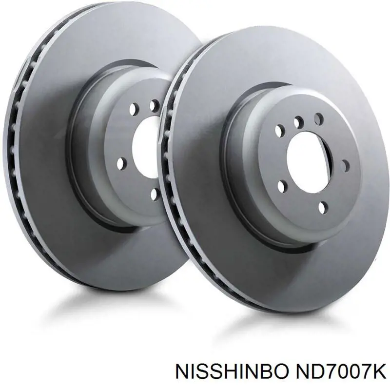 Тормозные диски ND7007K Nisshinbo