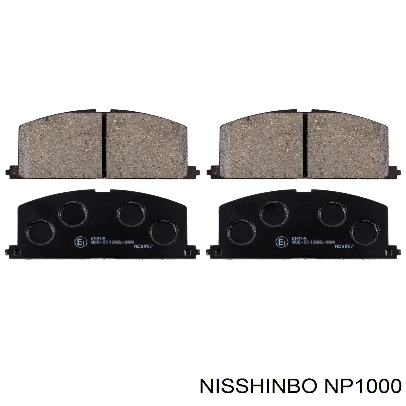 Колодки Nisshinbo NP1000 цена, от 18.22 USD