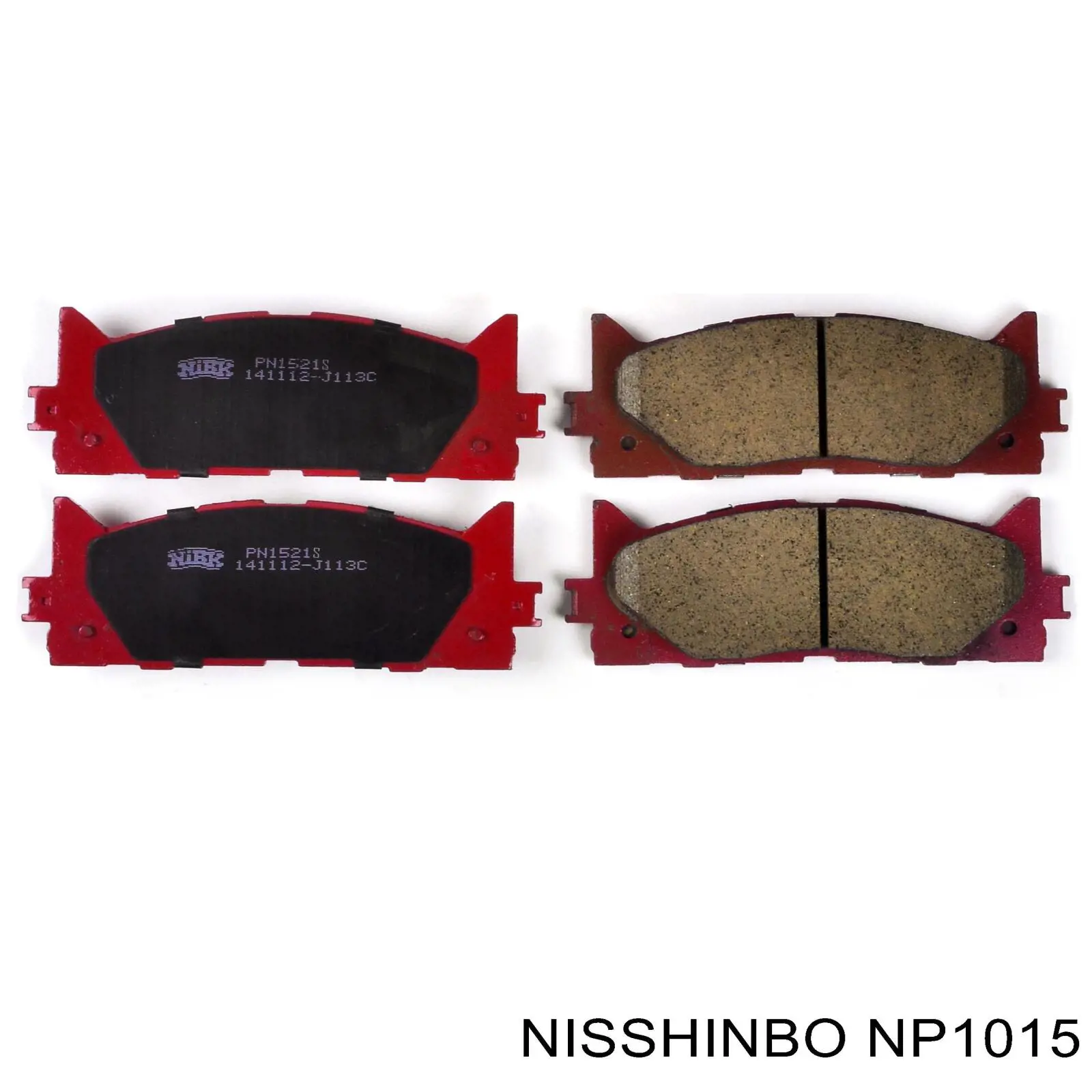 Купить NP1015 Nisshinbo Колодки тормозные