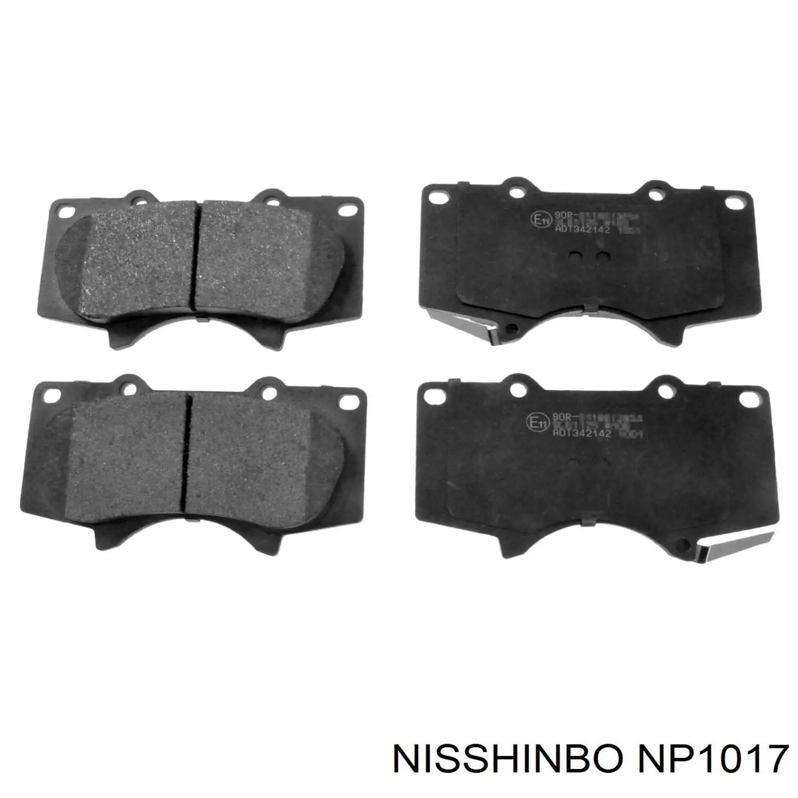 Купить NP1017 Nisshinbo Колодки тормозные