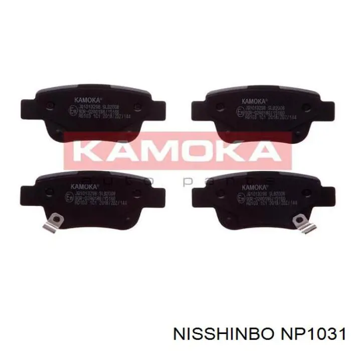 Купить NP1031 Nisshinbo Колодки тормозные задние, дисковые