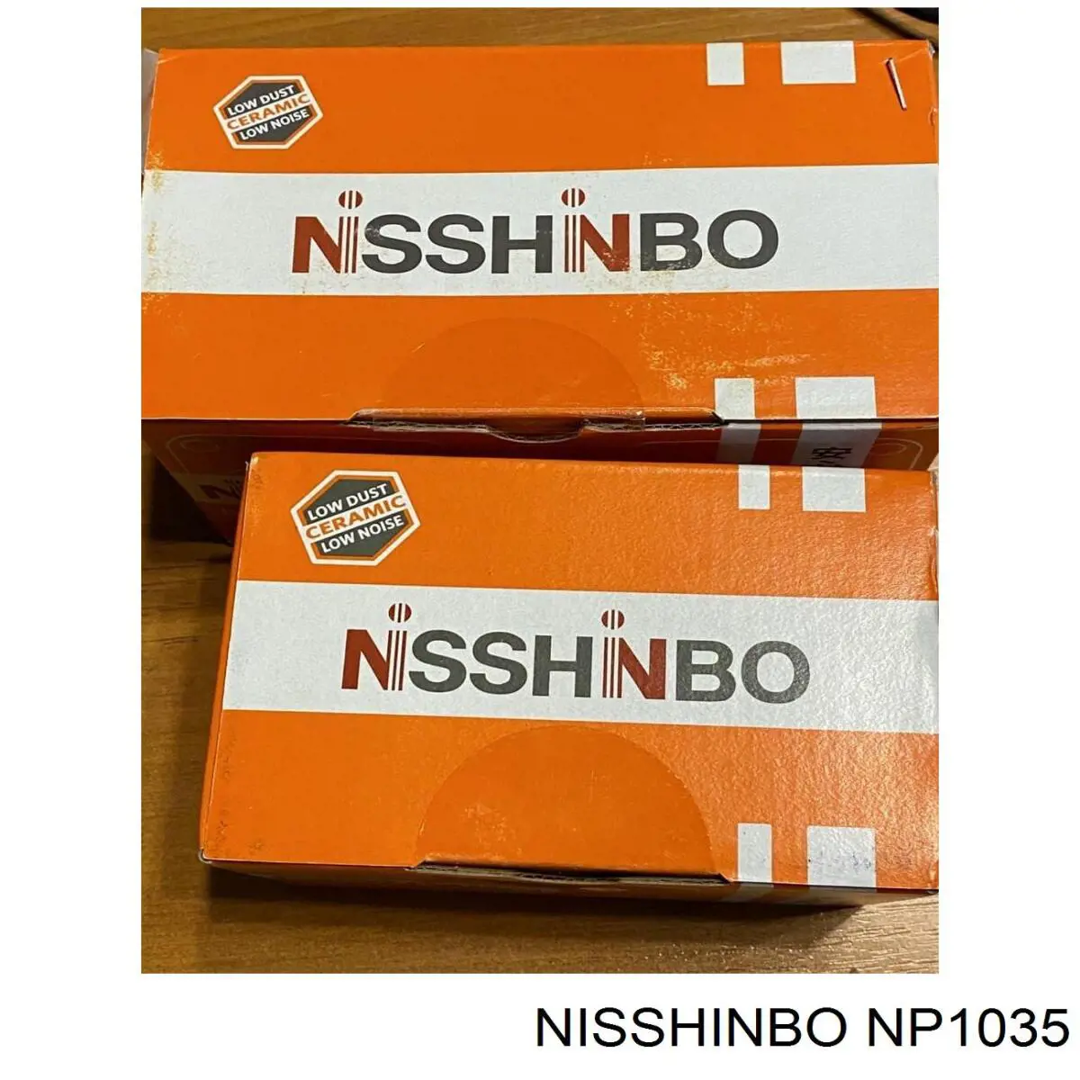 NP1035 Nisshinbo колодки тормозные задние дисковые
