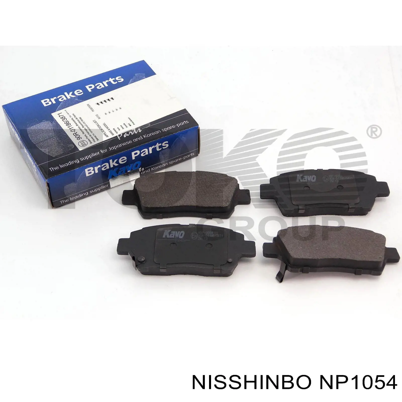 Колодки Nisshinbo NP1054 цена, от 17.33 USD