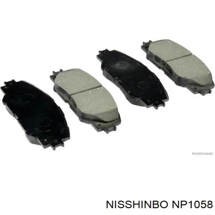 Колодки Nisshinbo NP1058 цена, от 20.95 USD