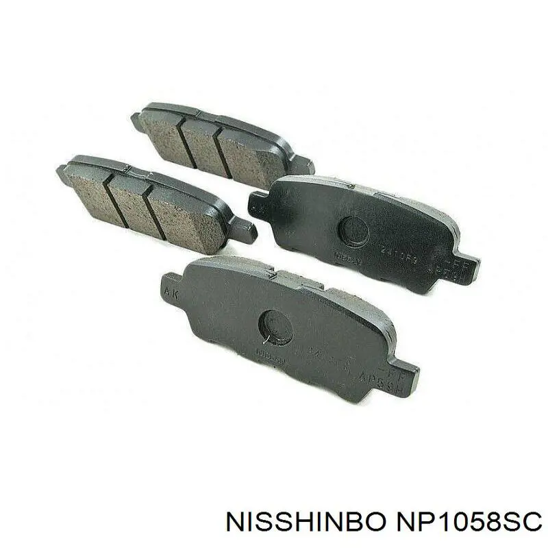 Колодки Nisshinbo NP1058SC цена, от 25.79 USD