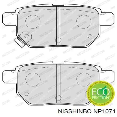 Задние тормозные колодки RT1PD21050 Rotinger