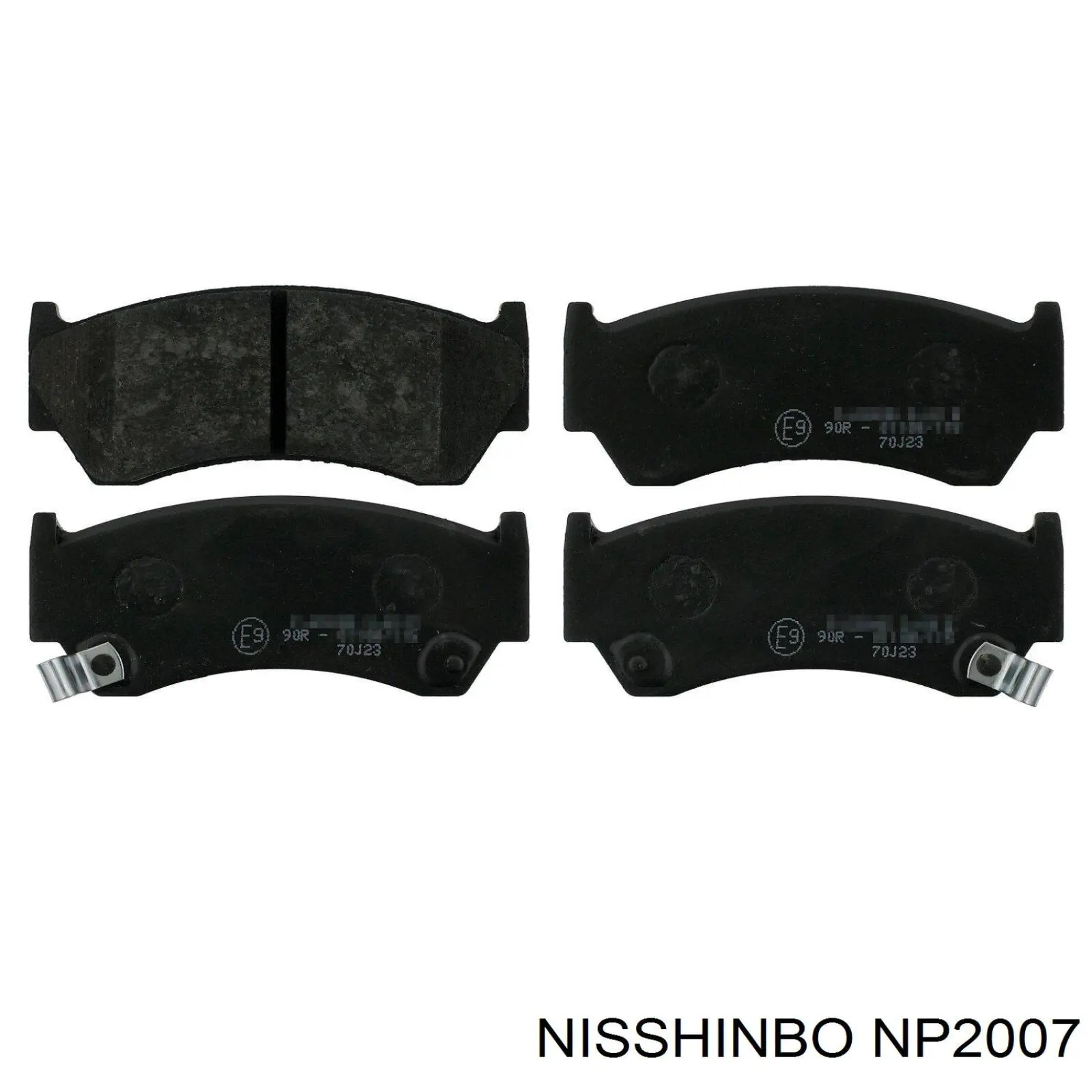 Колодки Nisshinbo NP2007 цена, от 18.21 USD