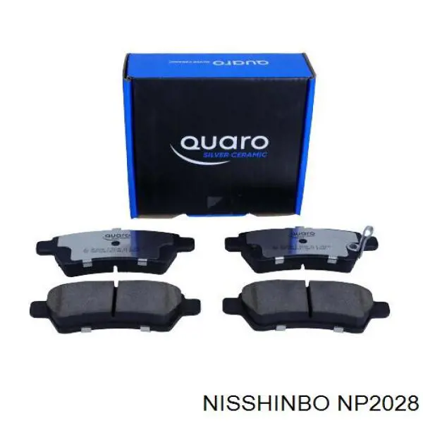 Купить NP2028 Nisshinbo Колодки тормозные задние, дисковые