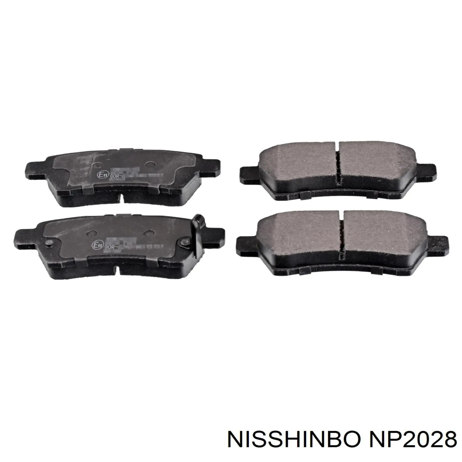 Колодки дисковые  Nisshinbo NP2028 цена, от 19.07 USD