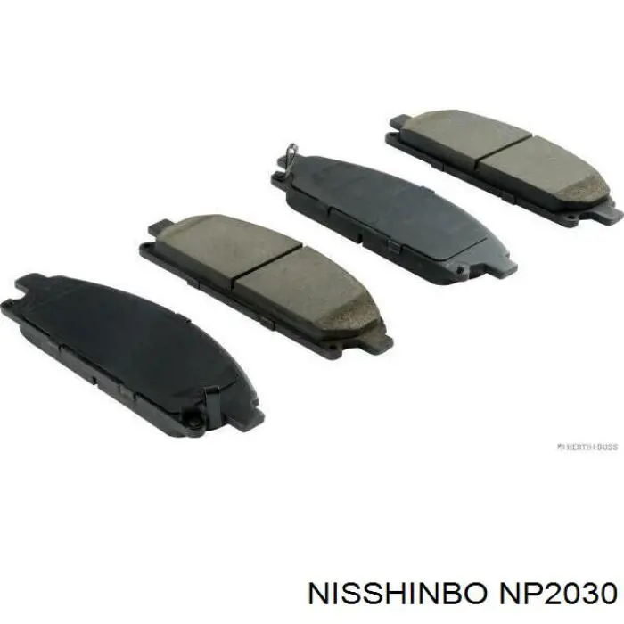 Купить NP2030 Nisshinbo Колодки тормозные