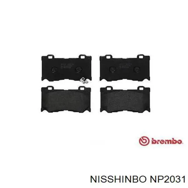 NP2031 Nisshinbo Колодки передние