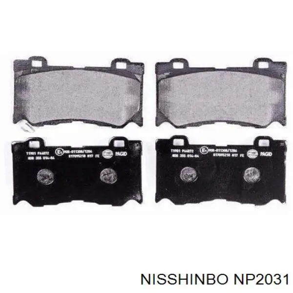 Колодки Nisshinbo NP2031 цена, от 34.14 USD