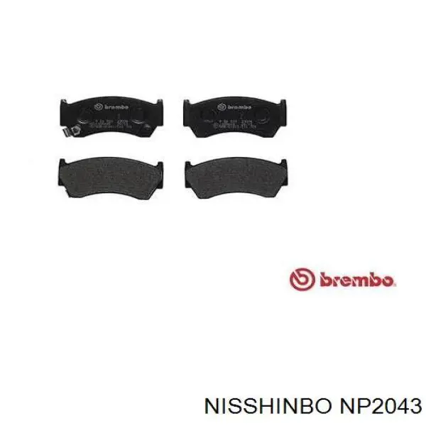 Колодки Nisshinbo NP2043 цена, от 16.47 USD