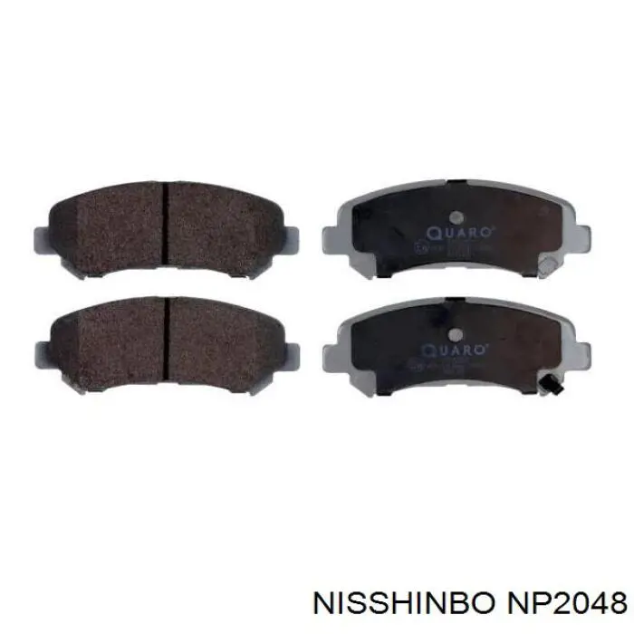 Колодки Nisshinbo NP2048 цена, от 28.22 USD
