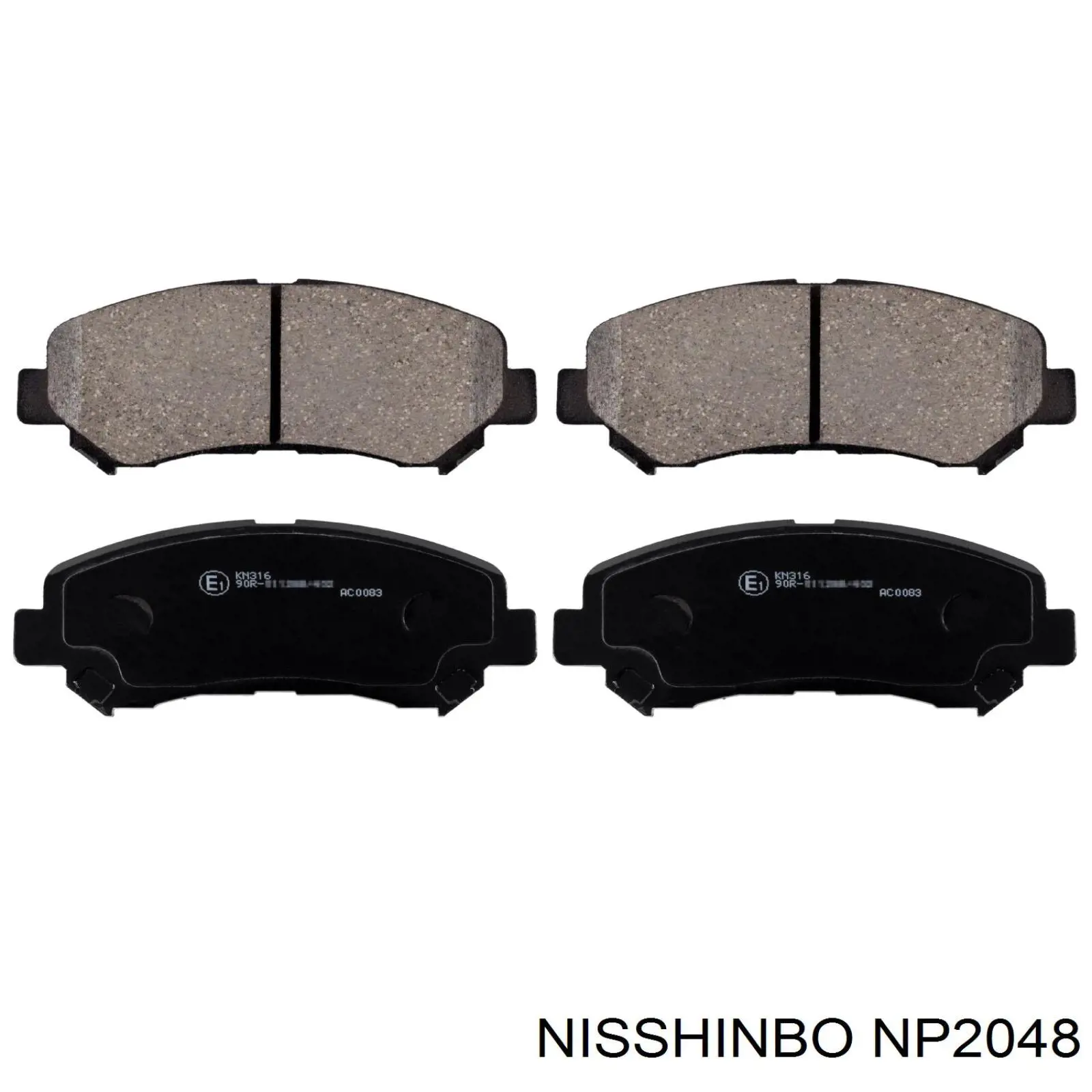 Купить NP2048 Nisshinbo Колодки тормозные