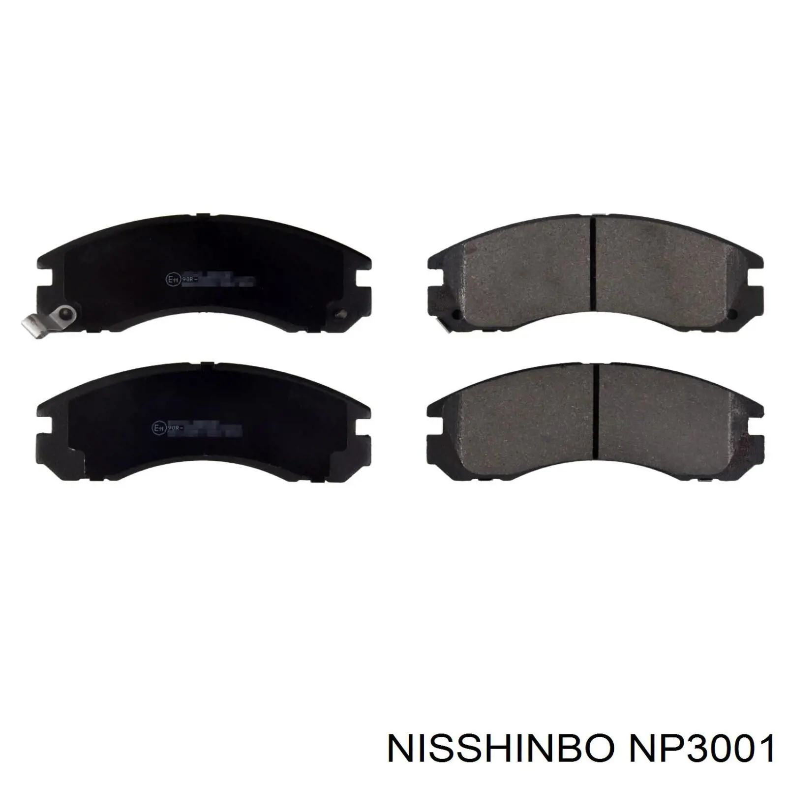 Колодки Nisshinbo NP3001 цена, от 27.54 USD