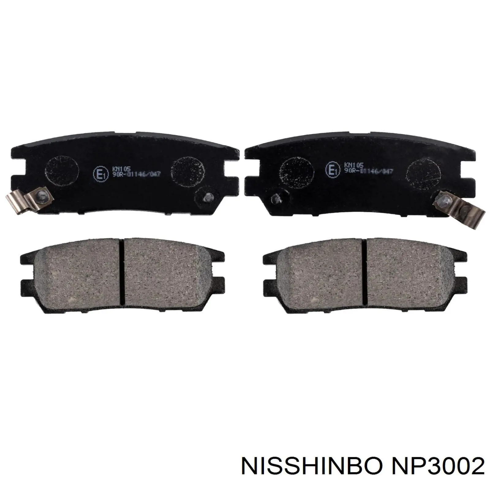Колодки дисковые  Nisshinbo NP3002 цена, от 15.87 USD