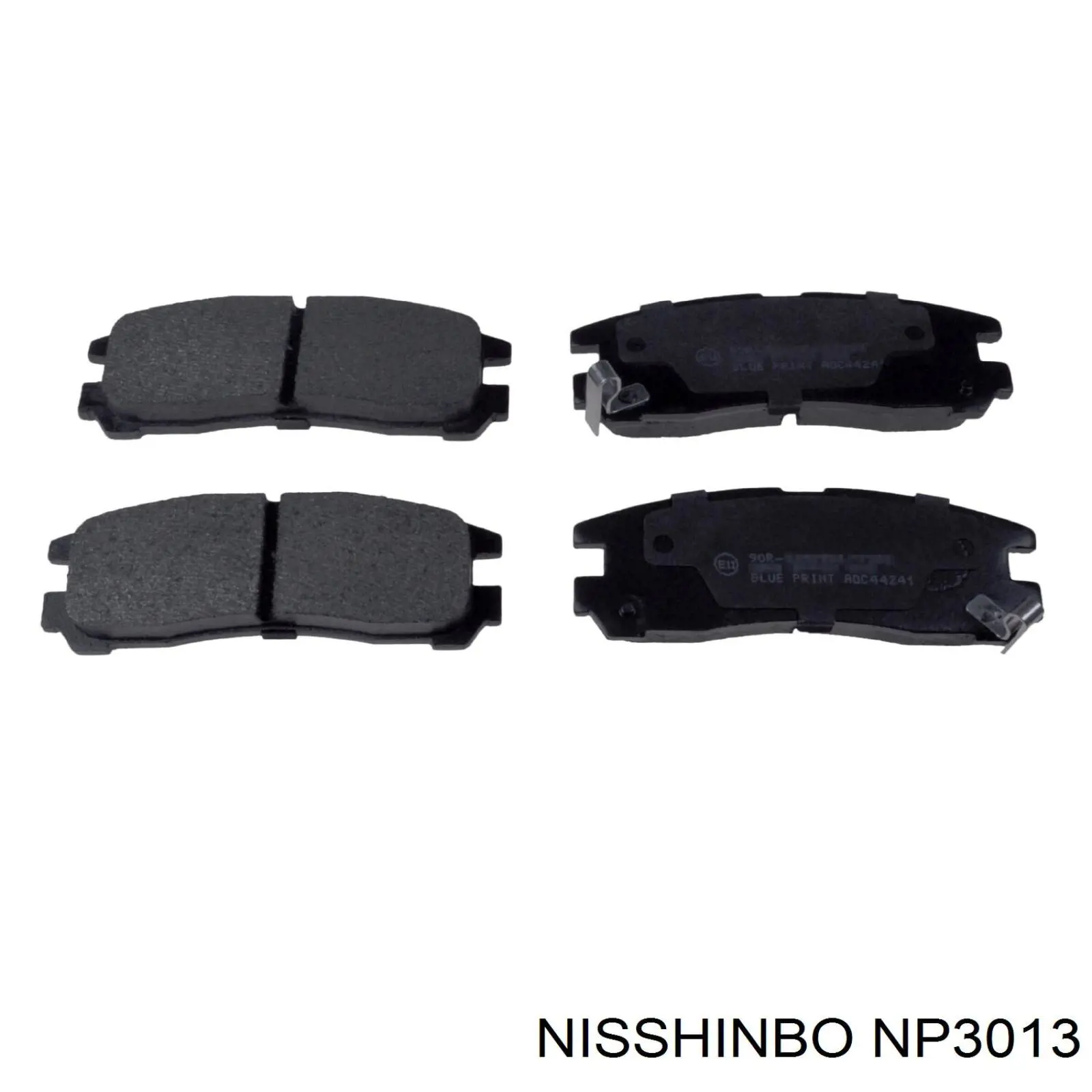Колодки дисковые  Nisshinbo NP3013 цена, от 15.20 USD