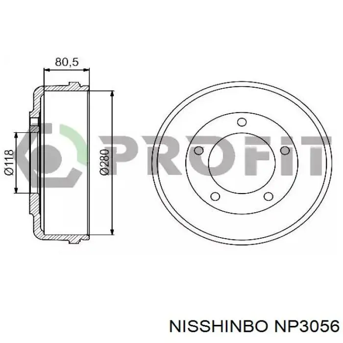 Задние тормозные колодки C25015ABE ABE