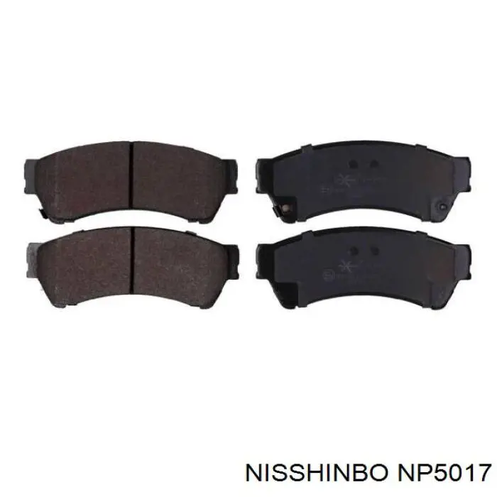 NP5017 Nisshinbo Колодки передние