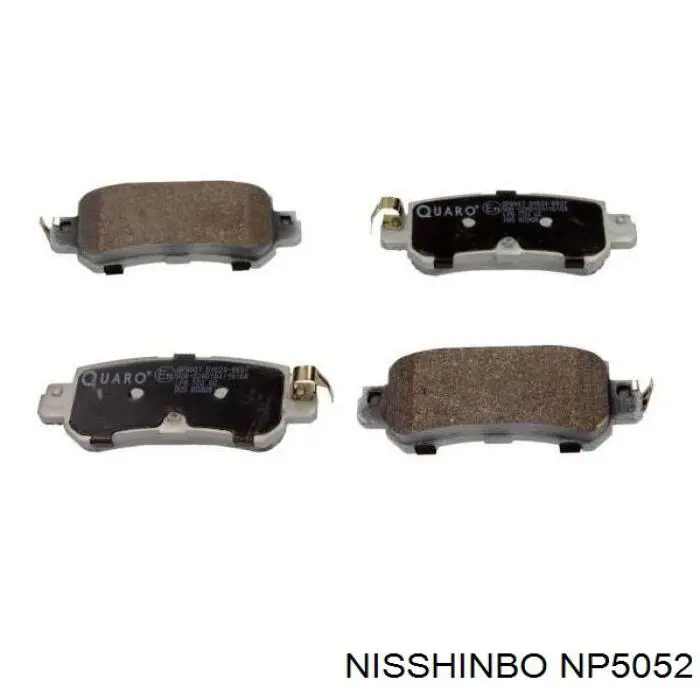 Колодки дисковые  Nisshinbo NP5052 цена, от 35.45 USD