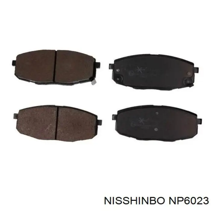 Купить NP6023 Nisshinbo Колодки тормозные