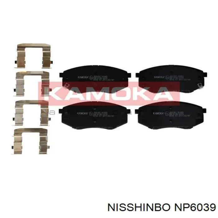 Колодки Nisshinbo NP6039 цена, от 25.34 USD