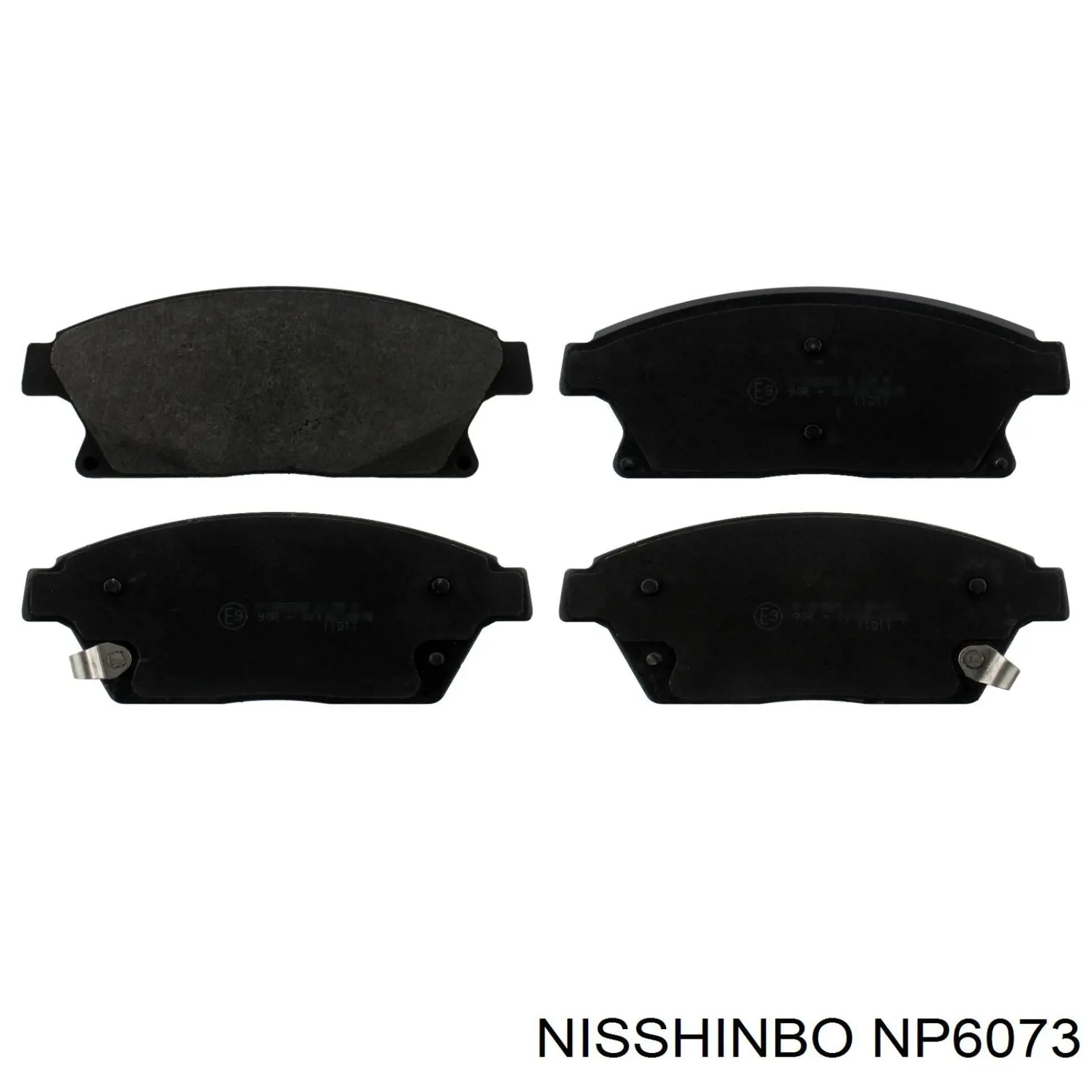 Купить NP6073 Nisshinbo Колодки тормозные
