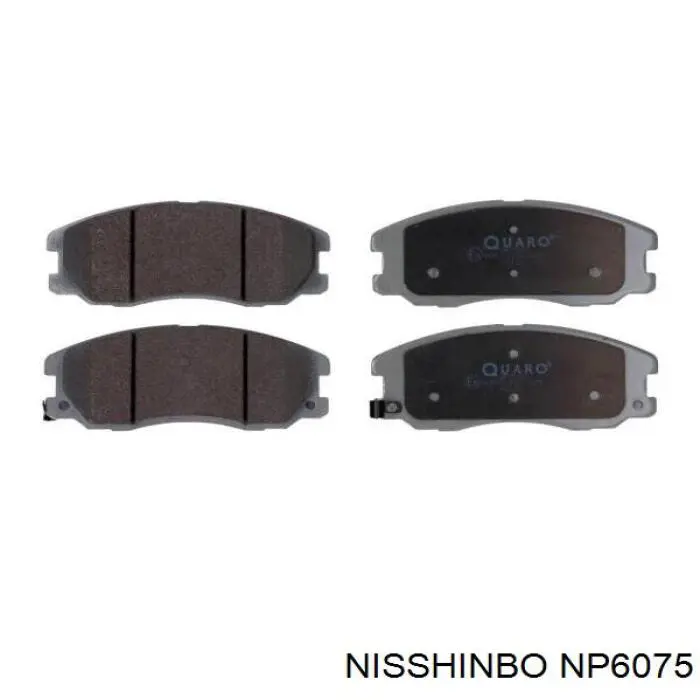 Купить NP6075 Nisshinbo Колодки тормозные
