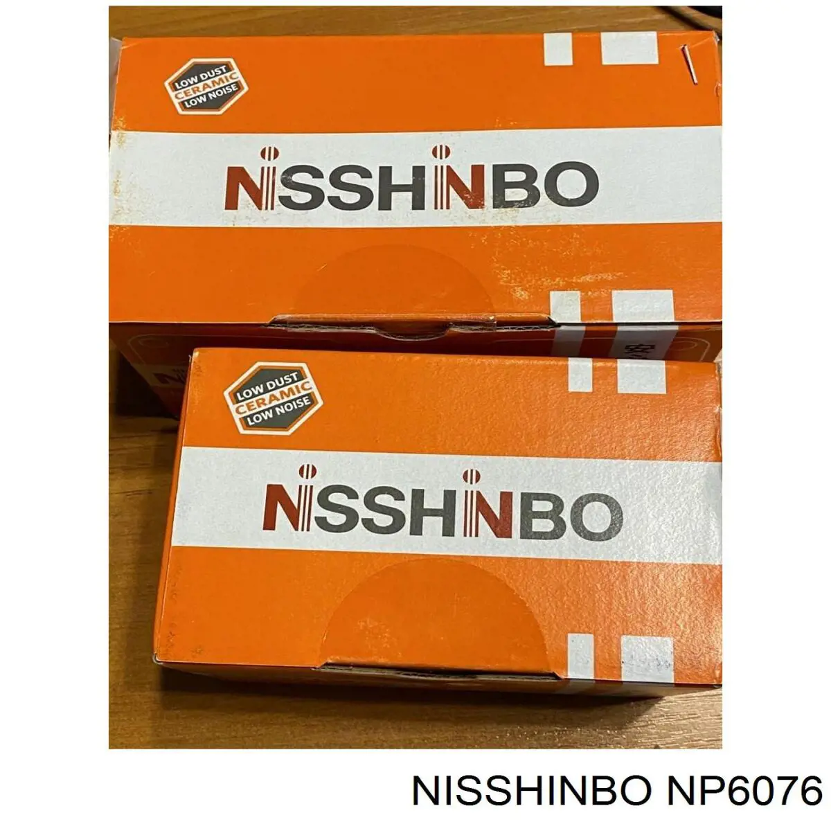 Передние тормозные колодки NP6076 Nisshinbo