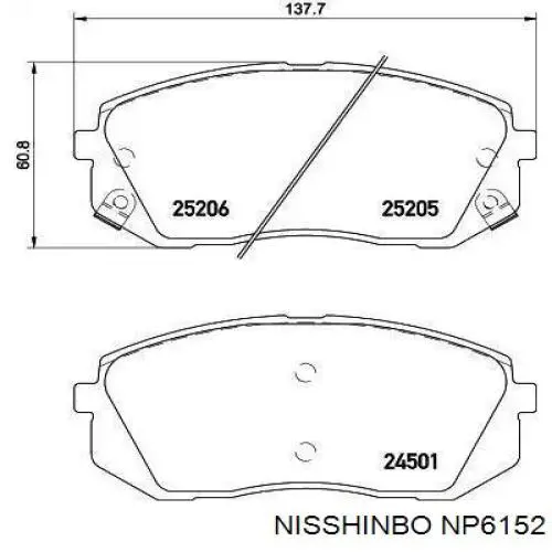 Купить 58101S1A00 Hyundai/Kia Колодки тормозные